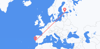 Finlandia a Portugal