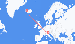 Bologna to Reykjavik
