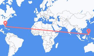 迈阿密 飞往达沃市