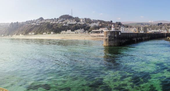Laxey beach in Isle of Man.