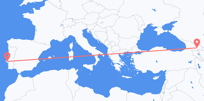 Georgia to Portugal