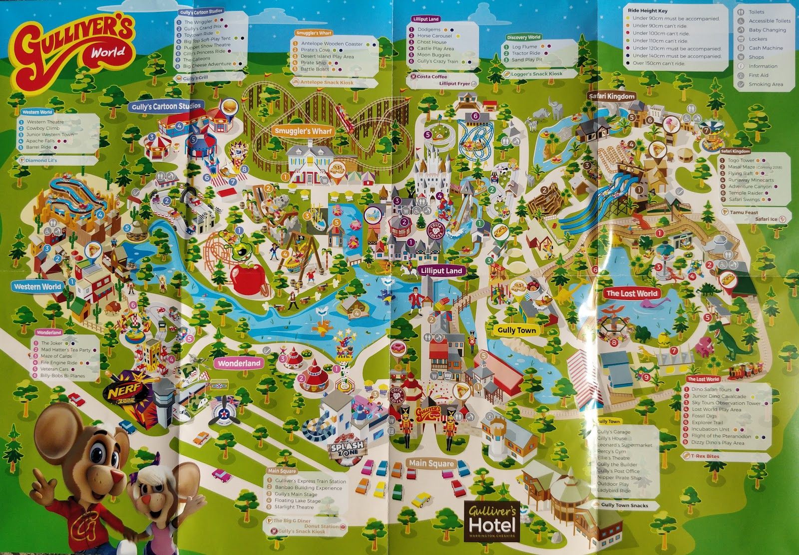 Gulliver's World Theme Park, Burtonwood and Westbrook, Warrington, North West England, England, United Kingdom