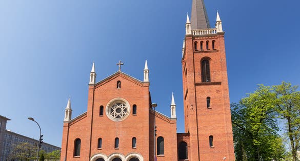 Gliwice - Garrison church of St. Barbara, Poland