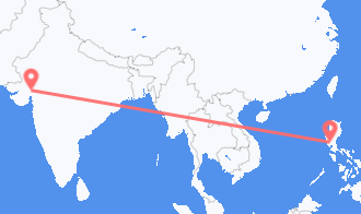 Ahmedabad to Angeles