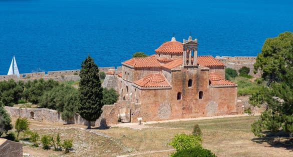 Photo of Metamorphosis Sotiros church inside Castle of Pylos (Niokastron).