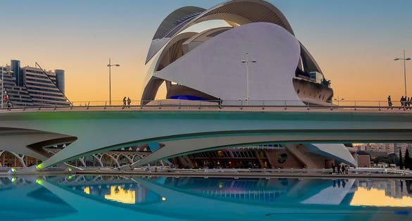 photo of Palau de les Arts Reina Sofia in Valencia, Spain.