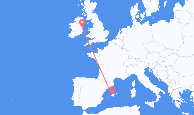 Dublin to Palma