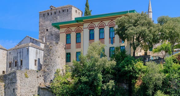 Beautiful architecture Cultural center Yunus Emre Enstitusu.