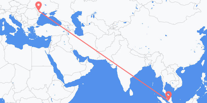 马来西亚 目的地 摩尔多瓦