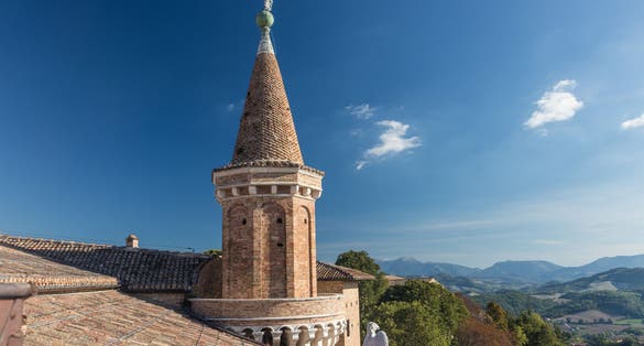 photo of One of the two tower of "Palazzo Ducale" (Ducal Palace) in Urbino