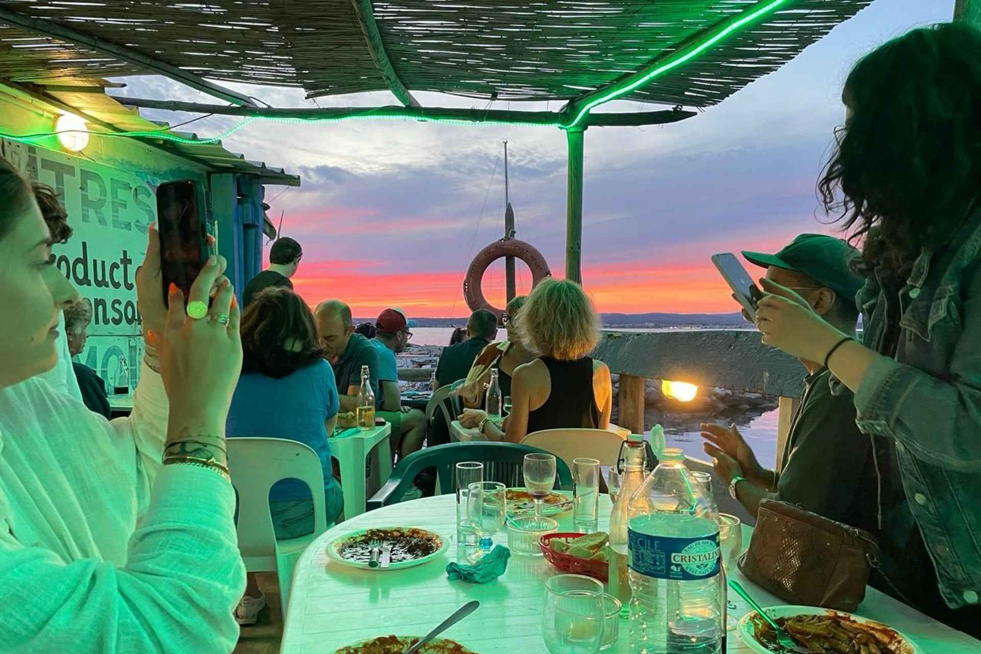 Visit to the oyster farm and seafood tastings in Sète France