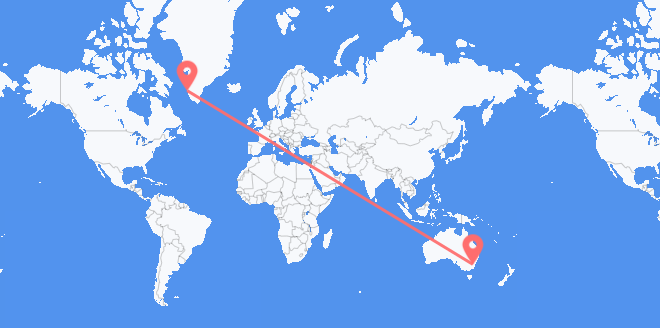 澳大利亚 目的地 格陵兰