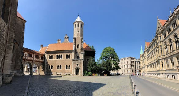 Photo of Burg Dankwarderode castle in Braunschweig, Germany.
