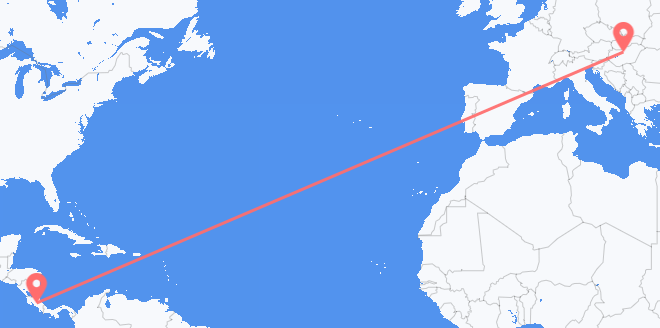 Costa Rica a Hungría