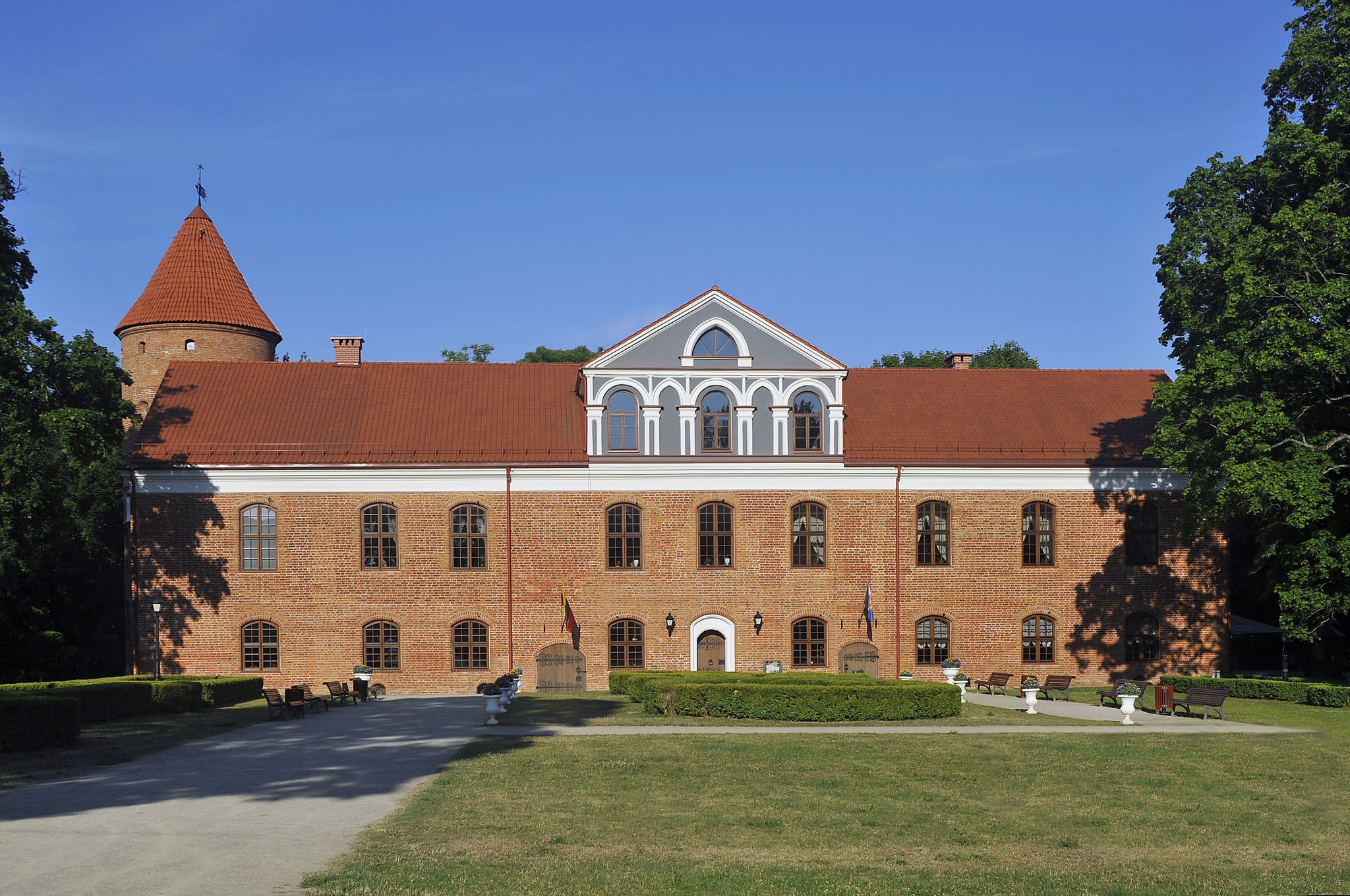 photo of Raudondvaris manor on July 04,2015 in Raudondvaris , Lithuania.