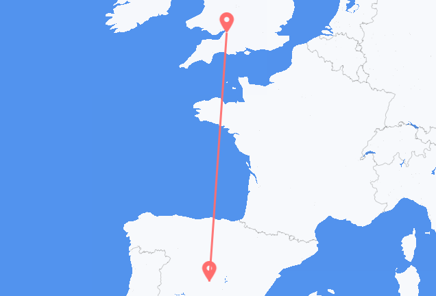 Bristol to Madrid