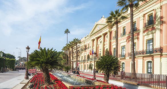 Photo of town Hall of Murcia (Palacio Episcopal). Spain.