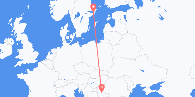 セルビア スウェーデンへ