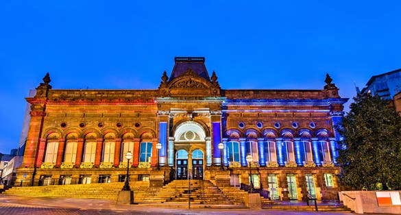 Photo of Leeds City Museum in West Yorkshire, England.