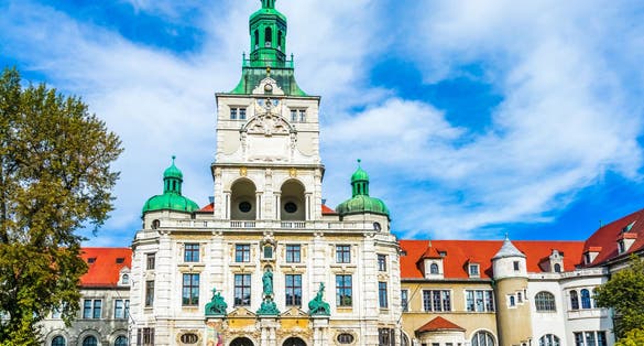 photo of View of the Bavarian National Museum in Munich, Germany .
