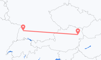 Train tickets from Gemeinde Mödling to Freudenstadt