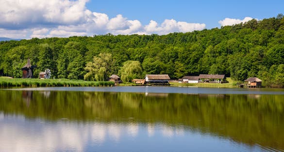 Photo of Dumbrava Sibiului Natural Park, Sibiu, Romania.