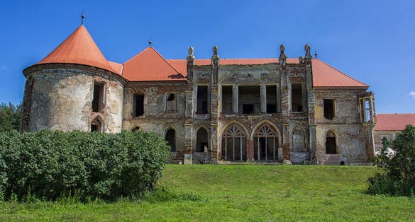 Photo of Banffy Castle - Bontida, a village in the vicinity of Cluj-Napoca, Romania .