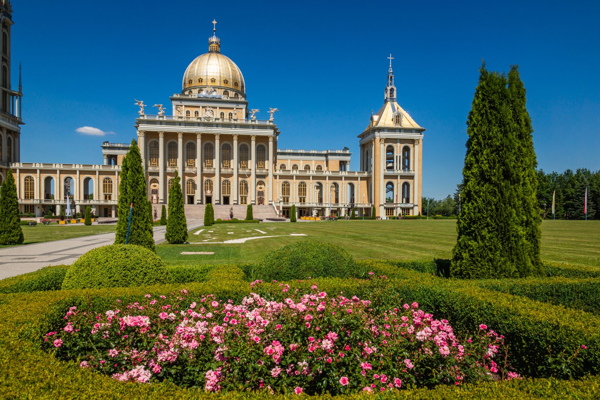 Basilica of Our Lady in Stary Lichen, Wielkopolskie, Poland.