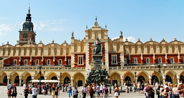 Sukiennice home in the center of Crakow.