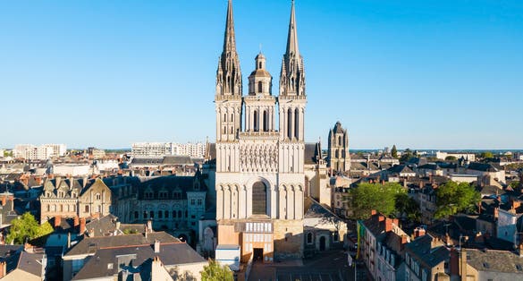 Photo of Saint Maurice Cathedral of Angers is the seat of the Roman Catholic Diocese of Angers in France.