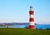 Photo of Smeaton's Tower Lighthouse built by John Smeaton overlooking Plymouth Hoe, UK.