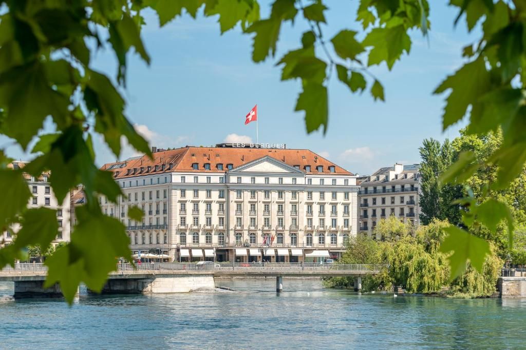 photo of Four Seasons Hotel des Bergues Geneva in Switzerland.