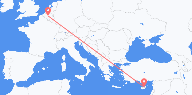 Belgique pour Chypre