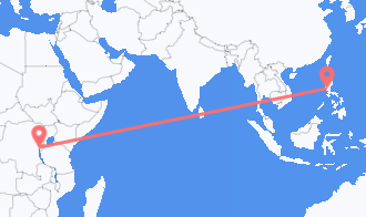 Bujumbura to Angeles