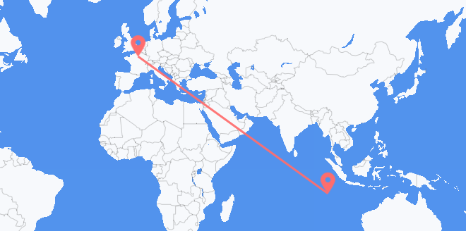 Cocos (Keeling) Islands to France