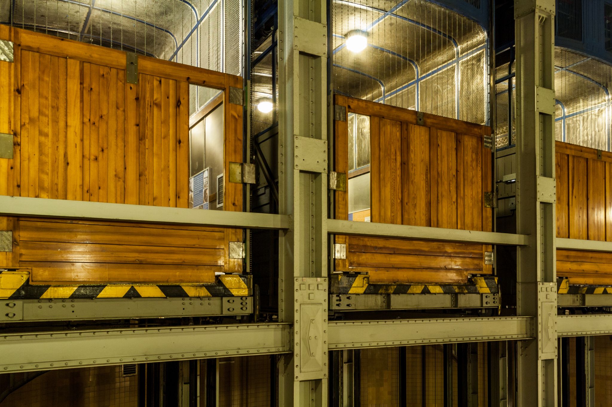 Photo of The elevator to the old Elbe tunnel in Hamburg, Germany.
