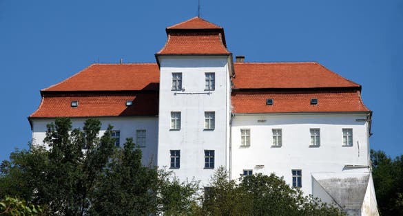 Photo of The Castle of Lendva in Slovenia on a Summer Day.