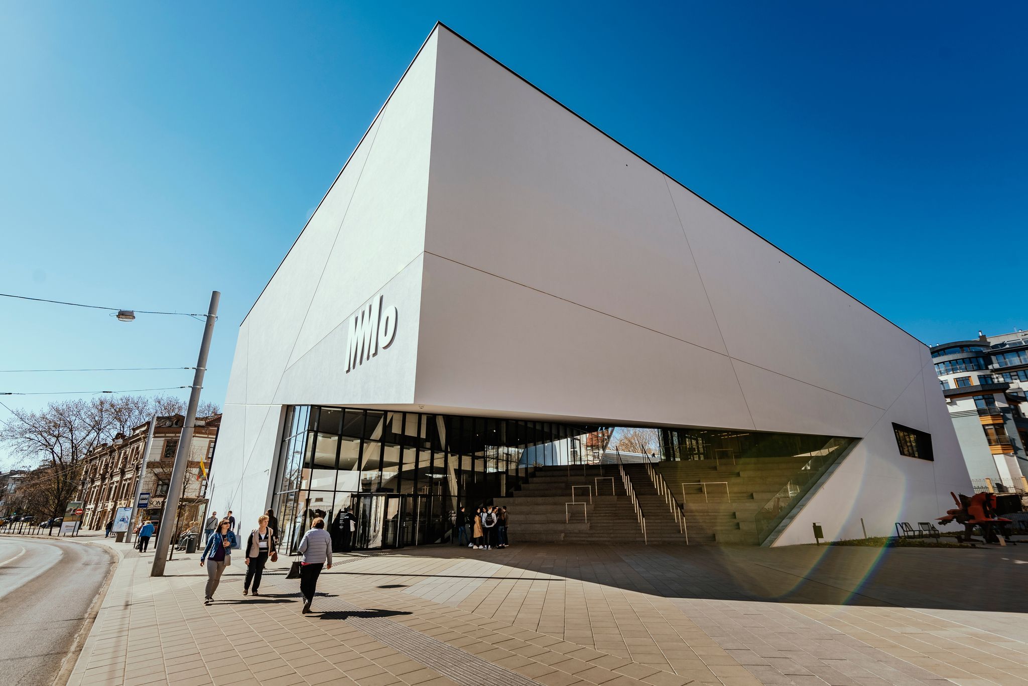 photo of Vilnius / Lithuania- April 20 2019 : MO museum in Vilnius.