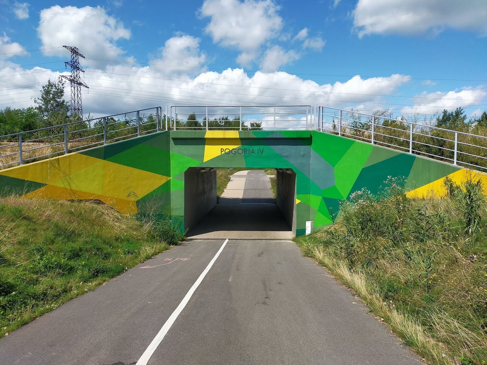 Tunel pomiędzy Pogorią III i Pogorią IV, Dąbrowa Górnicza, Górnośląsko-Zagłębiowska Metropolia, Silesian Voivodeship, Poland