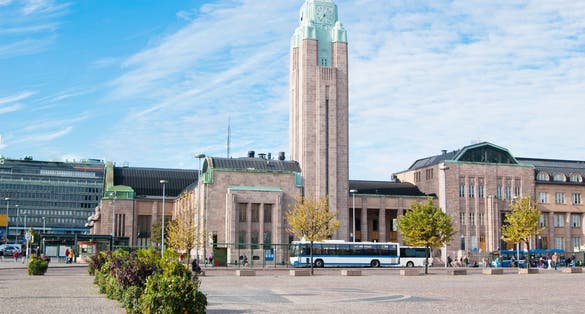 Photo of central Railway Station Helsinki ,Finland.