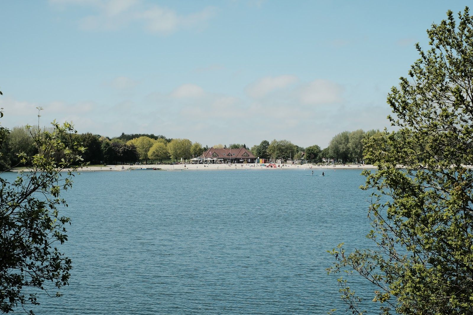 Badesee Tannenhausen, Tannenhausen, Georgsfeld und Tannenhausen, Aurich, Landkreis Aurich, Lower Saxony, Germany