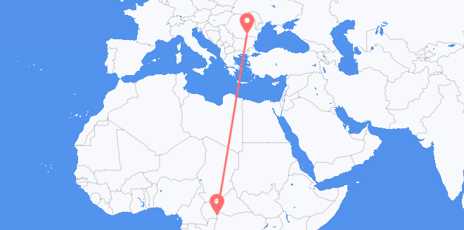 République centrafricaine pour la Roumanie
