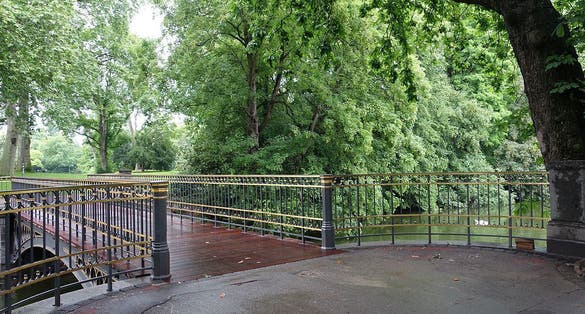 photo of view of Hofgarten, Düsseldorf, Germany.