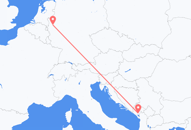 Podgorica to Düsseldorf