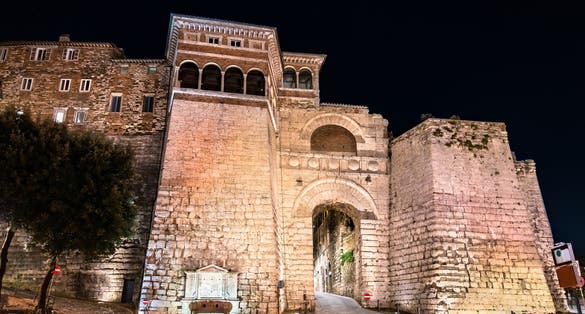 photo of The Etruscan Arch in Perugia, Italy,Perugia Italy.