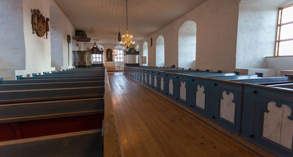 Photo of Interiors and details of Turku Castle. Medieval building in the city of Turku in Finland.