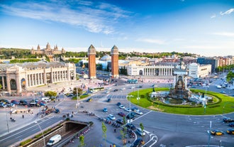The Puerta del Sol square is the main public space in Madrid. In the middle of the square is located the office of the President of the Community of Madrid.