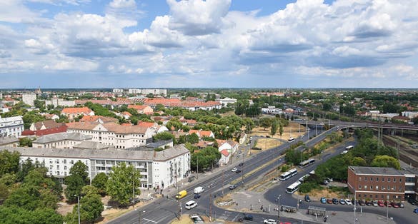 View of Debrecen city, Hungary