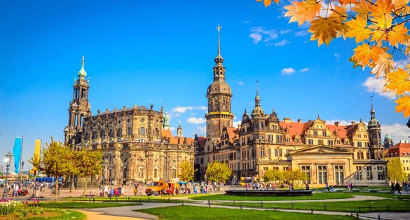 Photo of Dresden Cathedral of the Holy Trinity or Hofkirche.