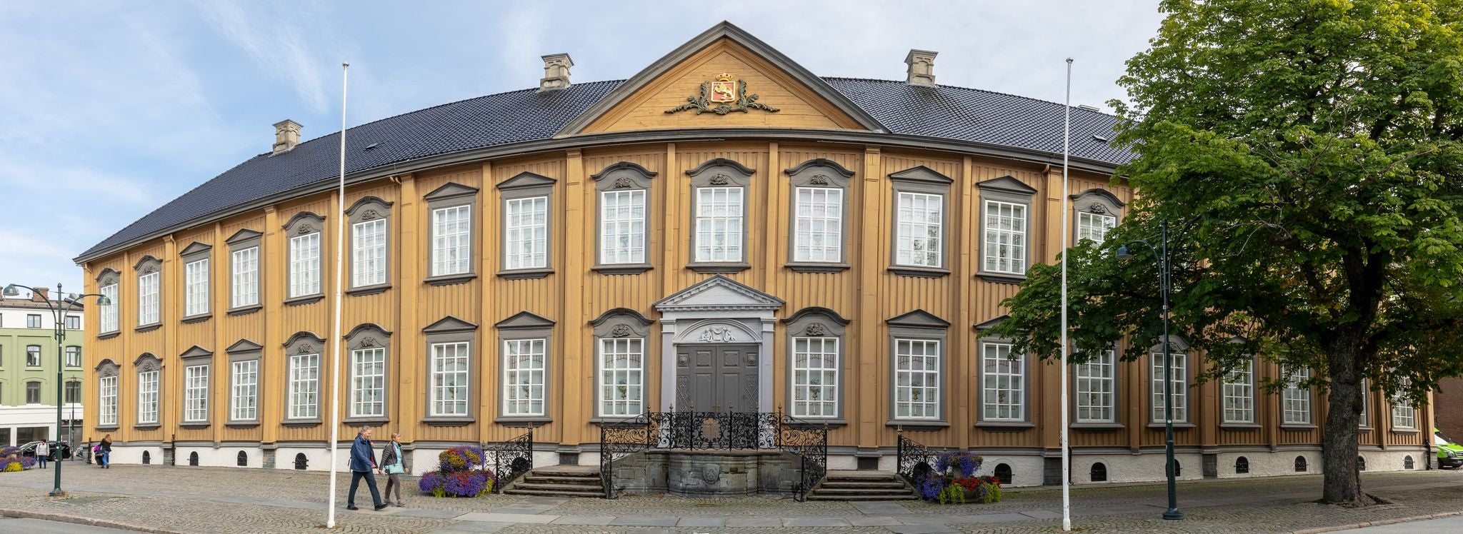 Stiftsgarden mansion in the center of Trondheim, Norway